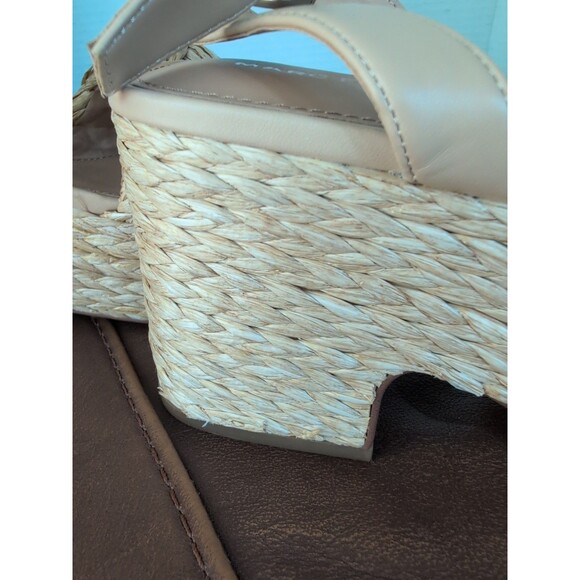Marc Fisher Steel Platform Sandal, Women's Size 10M, Light Natural New - Picture 14 of 15